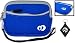 Canon PowerShot SD980 IS Digital Camera Sleeve Case With External Compartment Pocket Color Blue / Grey + Nuvur ™ Keychain (FGLOZZB1)