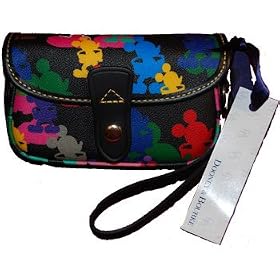 Disney Dooney & Bourke Black Wristlet Purse