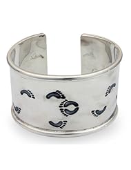Sterling silver cuff bracelet, Cancun Stroll