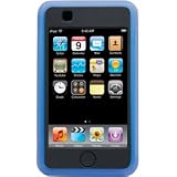 New iSkin Sonic Silicone Black Blue Case for iPod Touch