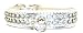 Celebrity Crystal Rhinestone Dog Collar EXTRA SMALL 8-10" SILVER
