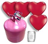 Details zu "Helium Ballongas Set mit 55 roten Herz-Luftballons, Ballonband und Heliumflasche" Details zu "Helium Ballongas Set mit 55 roten Herz-Luftballons, Ballonband und Heliumflasche"