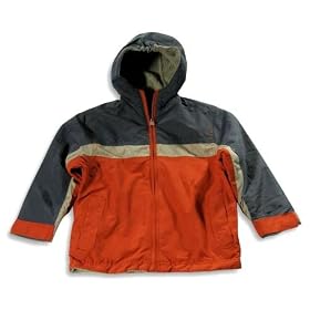 Buy Carter's - Boys Reversible Mid Weight Jacket, Orange, Charcoal by carter's