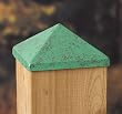 4x4 Green Post Point [CAPITOL CITY LUMBER]