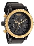 Nixon - 51-30 Chrono Leather - Black /Raw Gold