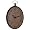 Wilco Imports Oval Wall Clock 12.5-inch x 2-inch x 20.25-inch