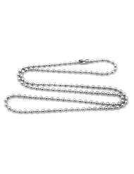 Medium 3mm Sterling Ball Chain Necklace