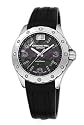 Raymond Weil 6170-SR1-05997 Spirit Quartz Ladies Watch with Steel  Case, Black Rubber Strap, Blue Tinted Mother of Pearl Dial &  Diamonds Set on Bezel