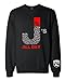 FTD Apparel Men's Retro 3 Mary j Smoke Shoes Crew Neck Sweater