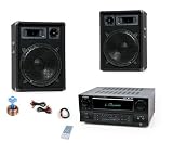 1200W Party PA Anlage Boxen HIFI-Verstärker DJ-617
