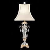 Buy Schonbek 10204N-48 Pirouette 1 Light Table Lamp in Antique Silver with Rock... by Schonbek