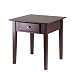 Winsome Wood 94821 Rochester End Table, Antique Walnut