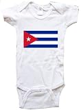 CUBAN FLAG - Flag Series - White, Blue or Pink Onesie / Baby T-shirt