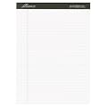Ampad Perforated 8 1/2 x 11 3/4 Inch Legal Rule White 50 Sheet Evidence Pads, Red Margin 12 Pack (20-320)