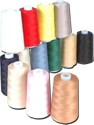 Threadart heavy Duty Cotton Thread 2500 M - 40/3 - Color Black