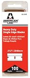 American Safety Razor 66-0448 Heavy-Duty Single Edge Razor Blades, 100-Pack