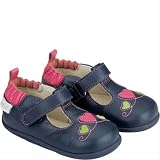 Robeez Tredz Sweethearts T-Strap Navy Lightweight Flex Sole Outdoor Shoes 12-16 months * 08 Newest Collection -- We Have Large Selections Of Robeez Soft Sole And Tredz Lightweight Flex Sole Shoes! *