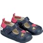 Robeez Tredz Sweethearts T-Strap Navy Lightweight Flex Sole Outdoor Shoes 20-24 months * 08 Newest Collection -- We Have Large Selections Of Robeez Soft Sole And Tredz Lightweight Flex Sole Shoes! *