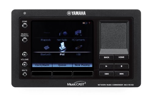 Yamaha MusicCAST2 MCX-RC100BL Network Music Commander 1 - Each, Black