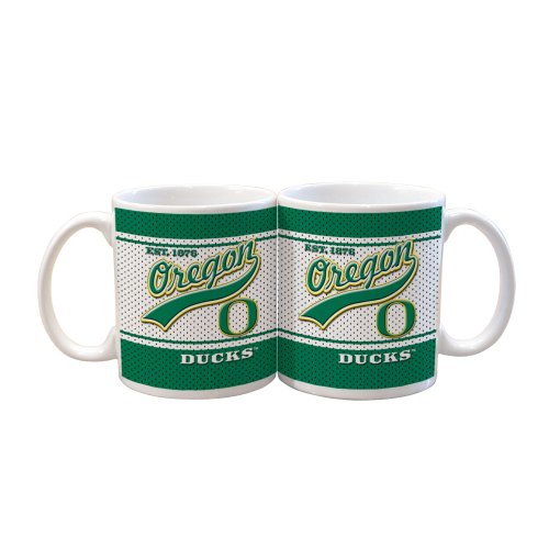 NCAA Oregon Ducks 2 Pack 11oz White Vault Mug