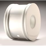 Team Losi Standard Truggy Dish Wheel, White: 8ight (4) by TEAMLOSI