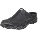 Skechers Women's Cherry Blossom Slip-On Fashion Sneaker,Black,6.5 M US