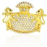Hip Hop Wholesale - MEDALLION LION GOLD STYLE BELT BUCKLE