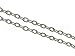 CleverDelights 3x4mm Cable Chain - Platinum Silver Color - 100 Feet