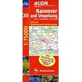 Topographische Sonderkarten Niedersachsen. Sonderblattschnitte auf der Grundlage der amtlichen topographischen Karten, meistens gr�sseres ... Radwanderkarte Niedersachsen: RC 30S
