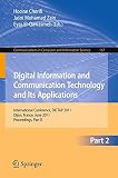 Digital information and communication technology and its applications : international conference, DICTAP 2011, Dijon, France, June 21-23, 2011 : proceedings