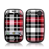 Red Plaid Design Skin Decal Sticker for Palm Pre Cell Phone