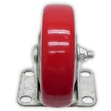 Seismic Audio - 1 Non-Locking 4" SWIVEL CASTER Heavy Duty Rubber Wheel