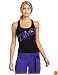 Zumba Fitness LLC Women's Vida Racerback Top (Black, Small)