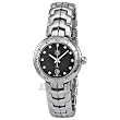 Tag Heuer Link Diamond Black Guilloche Dial Steel Ladies Watch Wat1410ba0954 by Tag Heuer