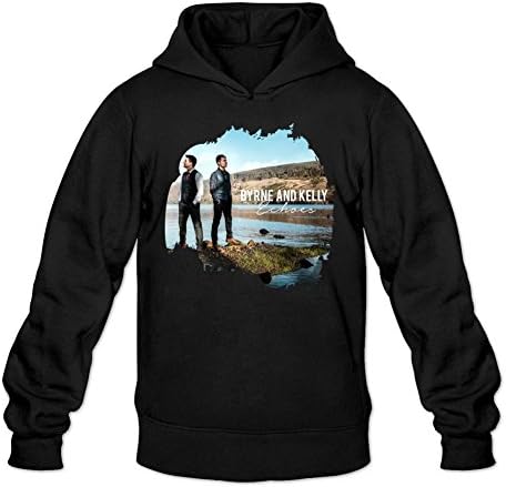 SaXiMi Men's Byrne &amp; Kelly Echoes 2016 Hoodied Sweatshirt Size XL Black
