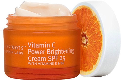 Grassroots - 1.7 oz - Vitamin C power Brightening Cream Broad Spectrum SPF 25 (2 Jars)
