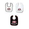 San Francisco 49ers 3 Pack Snap Bib Set