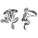 Sterling Silver Frog Cuff Earring (one piece)