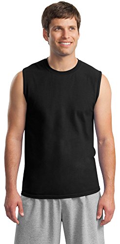 Gildan Mens Ultra Cotton Sleeveless T-Shirt