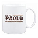 New  Property Of Paolo Retro  Mug Name