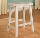 Powell Color Story Schoolhouse-Style Counter Stool, Pure White