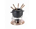 De Buyer, Copper, Fondue Set, Cast Iron