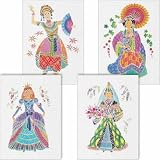 SentoSphere Princesses Artistic Junior Watercolor Art Kit with 4 magic canvases