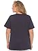 Disney Plus Size T-shirt Eeyore What's Not to Love Glitter Print Navy Blue