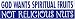 God Wants Spiritual Fruits Not Religious Nuts. Bumper Sticker.