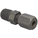 Eaton Weatherhead Carbon Steel Flareless 7000 Series Ermeto Tube Fitting, Male Connector, 1/8" NPT Male x 1/4" Tube OD