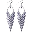 Silver Earrings Indian Traditional Jewelry For Women 5 inches