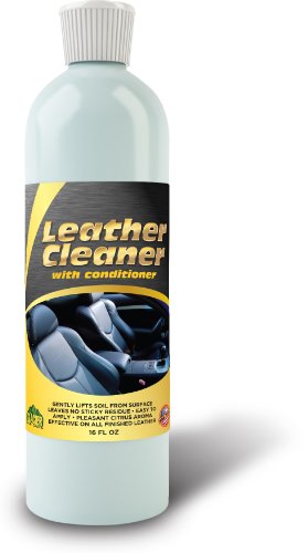 40% Off Today Only! - Leather Cleaner - Conditioner Added - Natural, Plant Based, pH Balanced - 16 Oz Cream - Best Car Interior & Furniture Upholstery Cleaners - Easy to Apply, No Sticky Residue - Care for Your Cars Long Term Health - 100% Guaranteed price