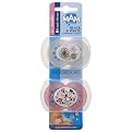 Mam Pacifiers - Black/ White (Size 2)