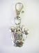 Mickey Keychain Clasp Locket Pocket w/ Analog Clock - Mickey Pocket Watch